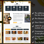 Food Truck WordPress Elementor Template Kit