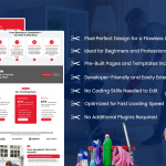 Cleanora – Cleaning Service & Maid Company Elementor Template Kit