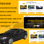 RentRover – Car Rental & Vehicle Booking Elementor Template Kit