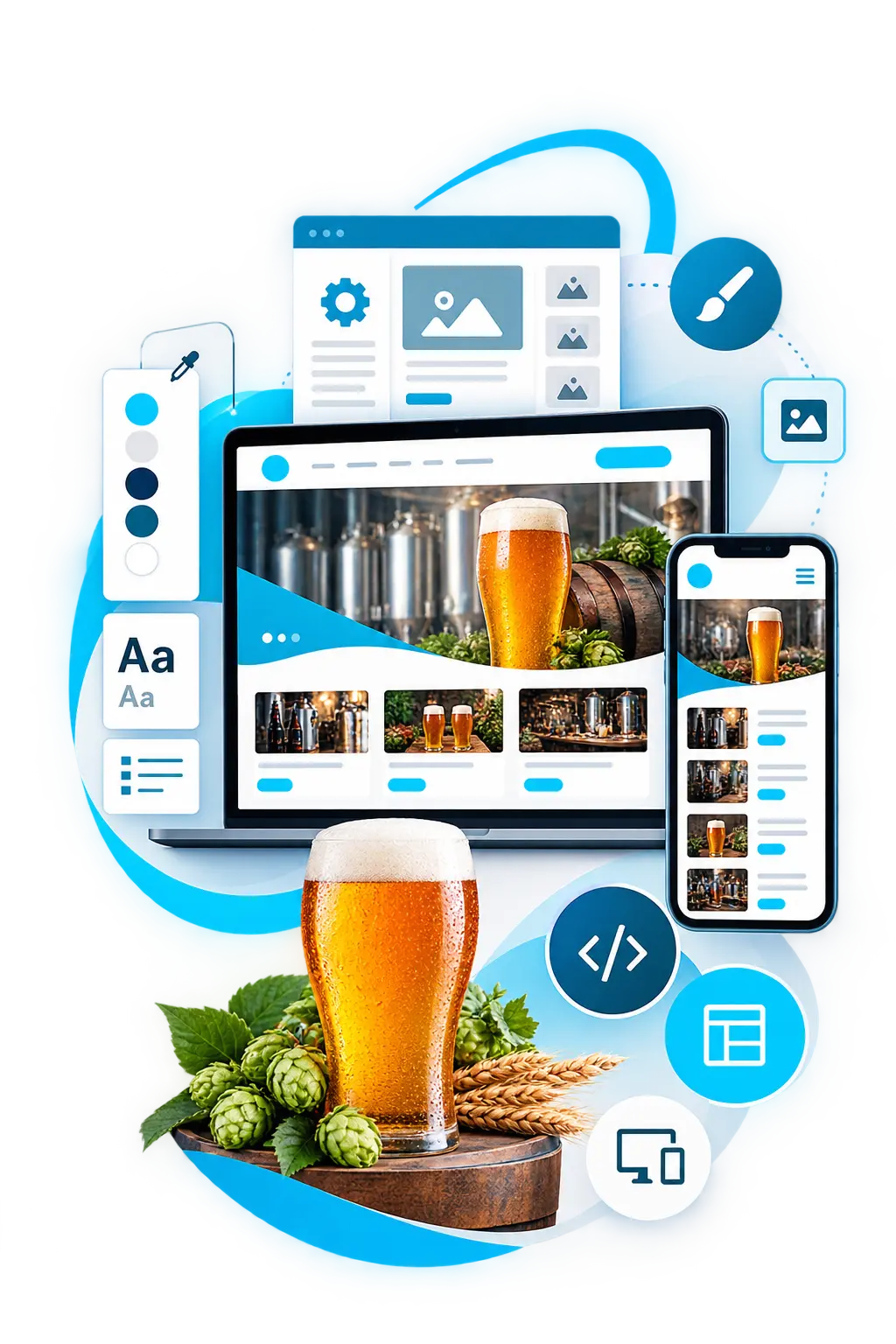 Advanced Design Customization Options for Brewery WordPress Themes